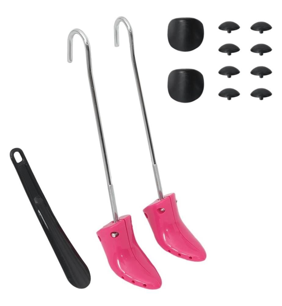 Stiefelspanner mit Schuhanzieher Rosa EU 34-40 Kunststoff