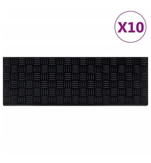 Stufenmatten 10 Stk. 25x75 cm Gummi