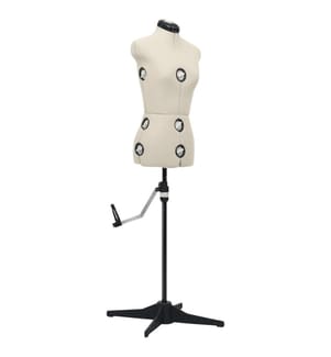 Schneiderpuppe Verstellbar Weiblich Creme S Grösse 33-40