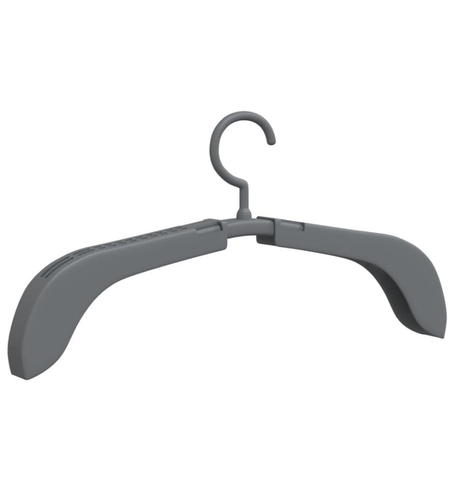 Ausziehbare Kleiderbügel 10 Stk. Grau