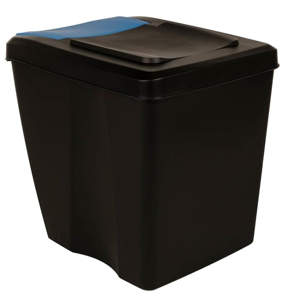 Stapelbare Mülleimer 4 Stk. Anthrazit 100 L
