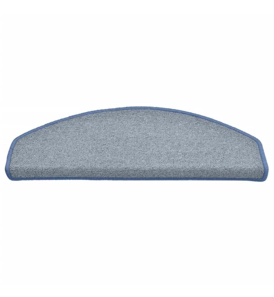 Stufenmatten 15 Stk. 65x24x4 cm Hellgrau und Blau Halbrund Gross
