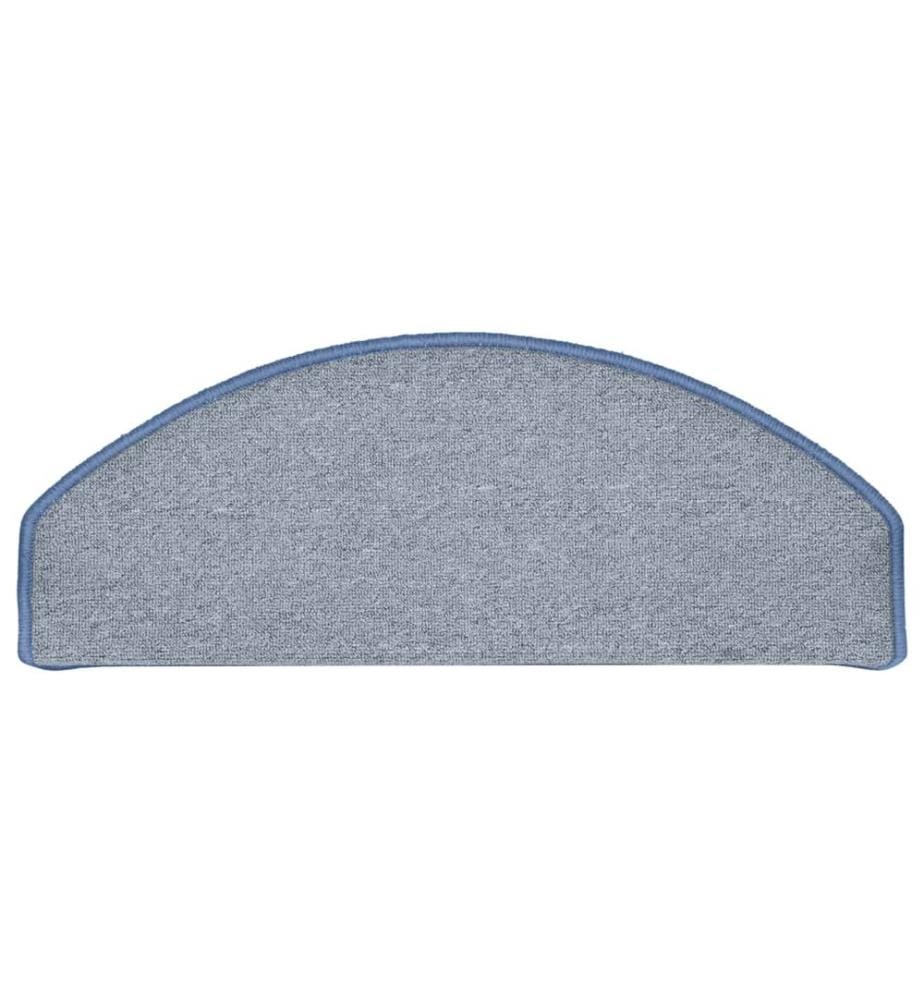 Stufenmatten 15 Stk. 65x24x4 cm Hellgrau und Blau Halbrund Gross