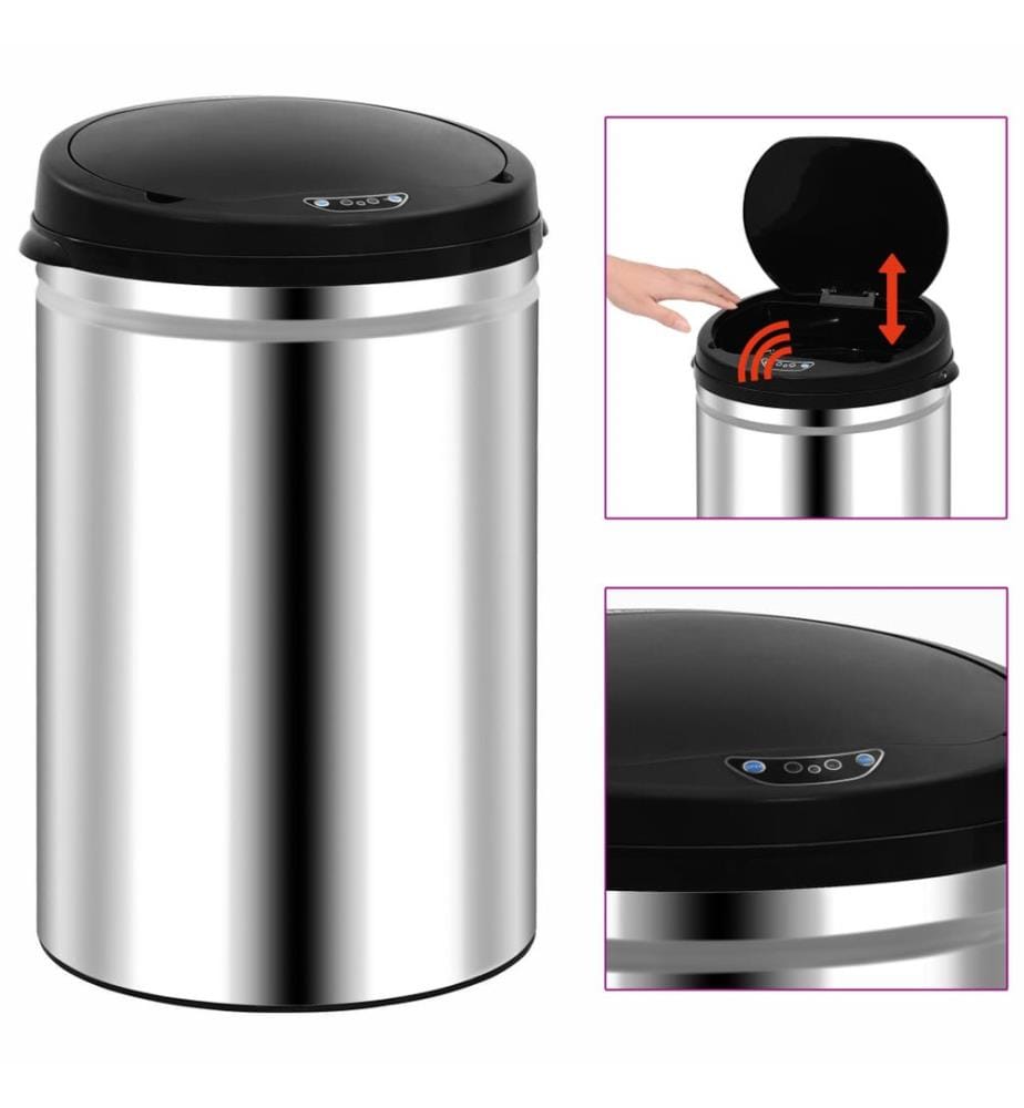 Automatischer Sensor-Mülleimer 30 L Edelstahl
