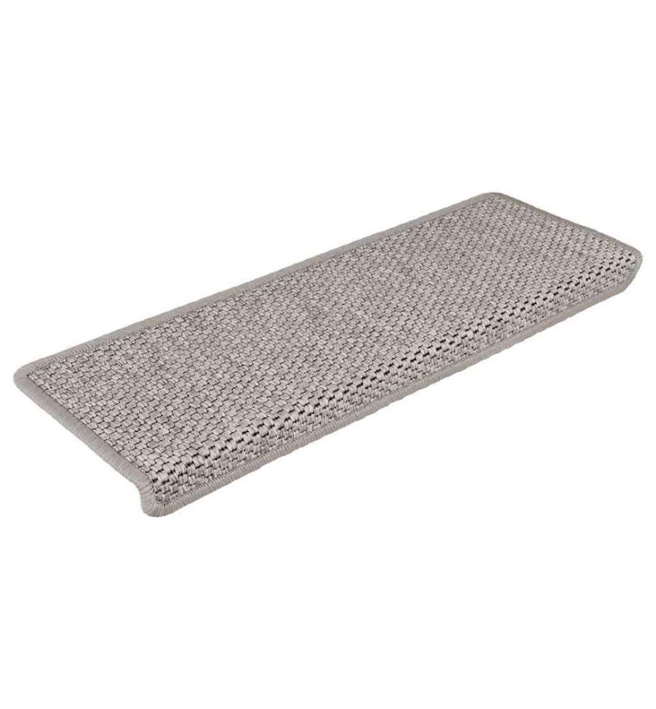 Treppenmatten Selbstklebend Sisal-Optik 15 Stk. 65x21x4 cm