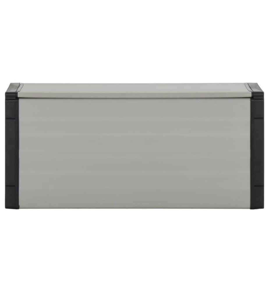 Mülltonnenbox Grau 85x34x40 cm