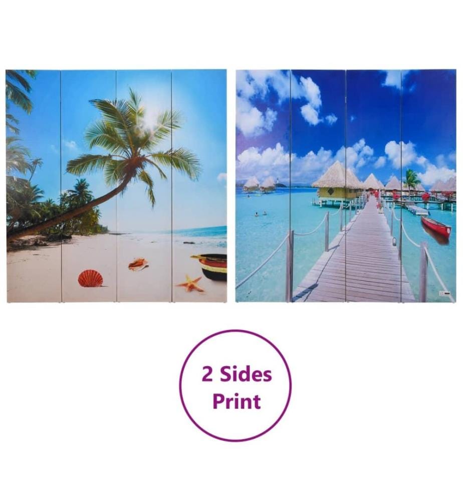 Cloison de séparation pliable 160 x 170 cm Plage