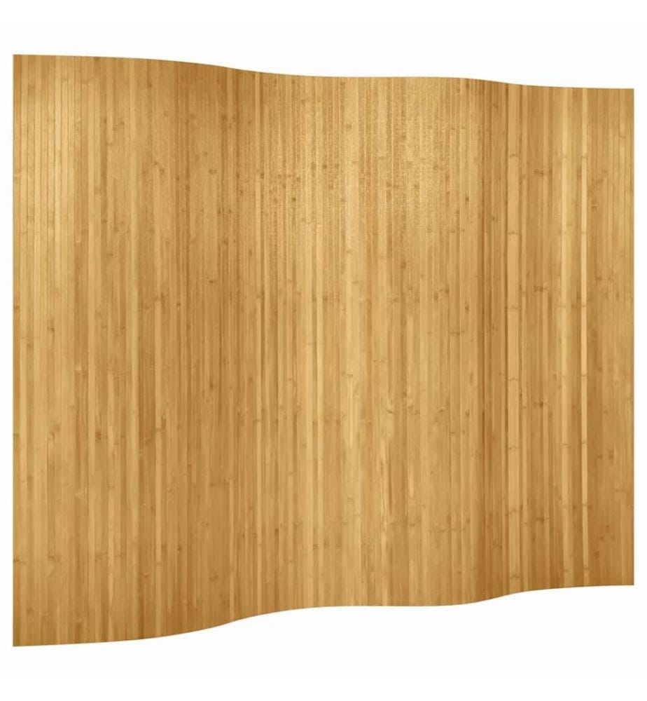 Cloison de séparation bambou naturel largeur 250 cm hauteur 165 cm