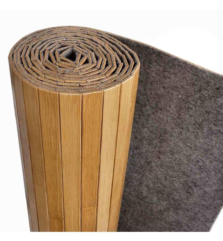Cloison de séparation bambou naturel largeur 250 cm hauteur 165 cm