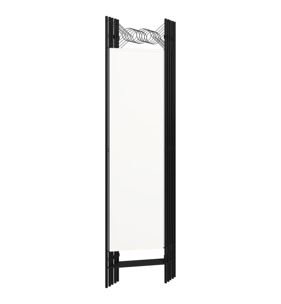 5-tlg. Raumteiler Weiss 200x180 cm