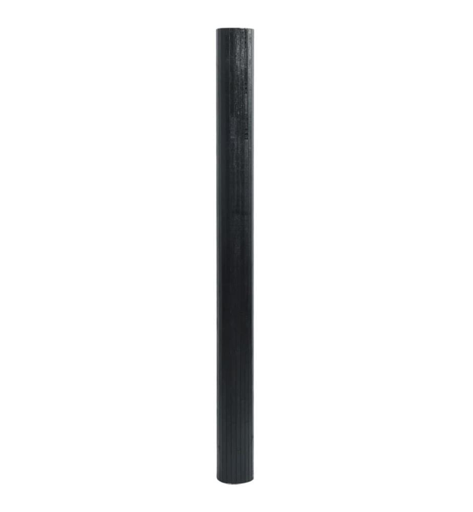 Cloison de séparation noir largeur 250 cm hauteur 165 cm bambou