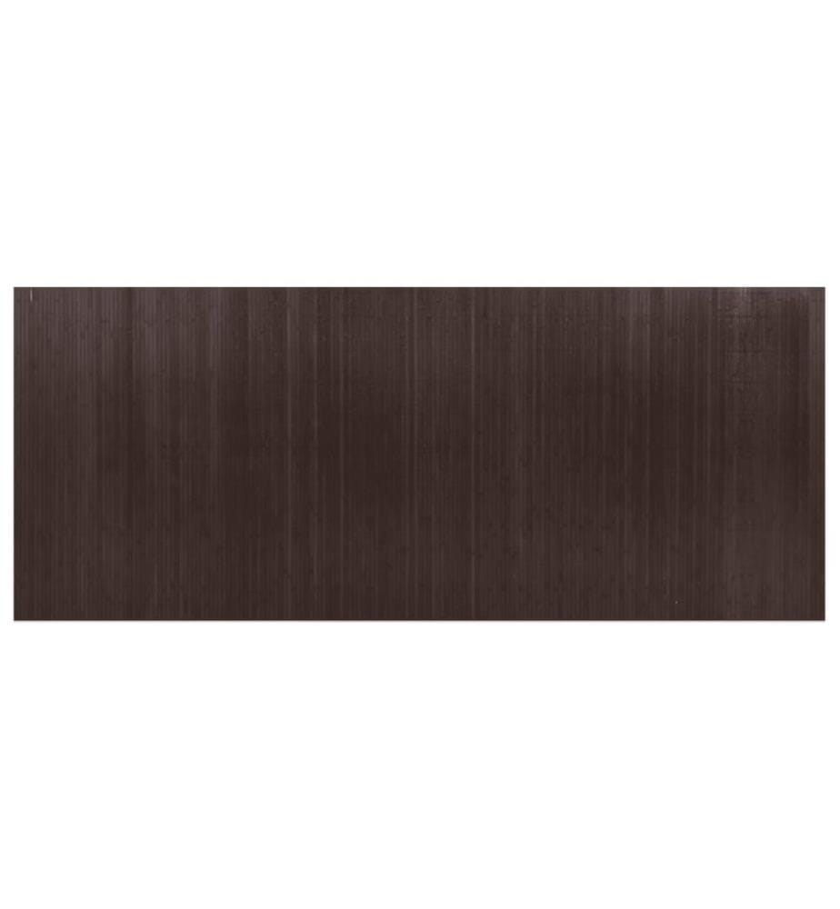 Paravent Dunkelbraun Breite 400 cm Höhe 165 cm Bambus