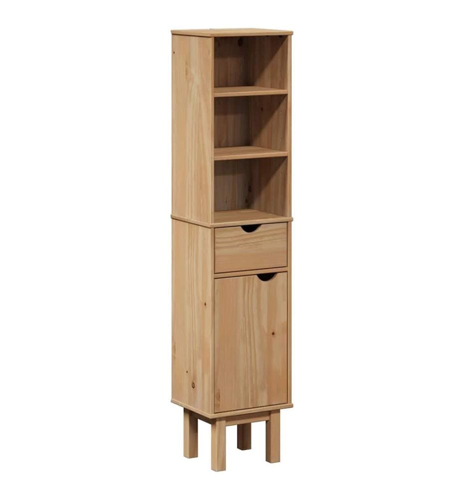 Badschrank OTTA 35x30x159 cm Massivholz Kiefer