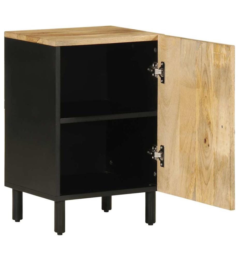 Badschrank 38x33,5x58 cm Massivholz Mango