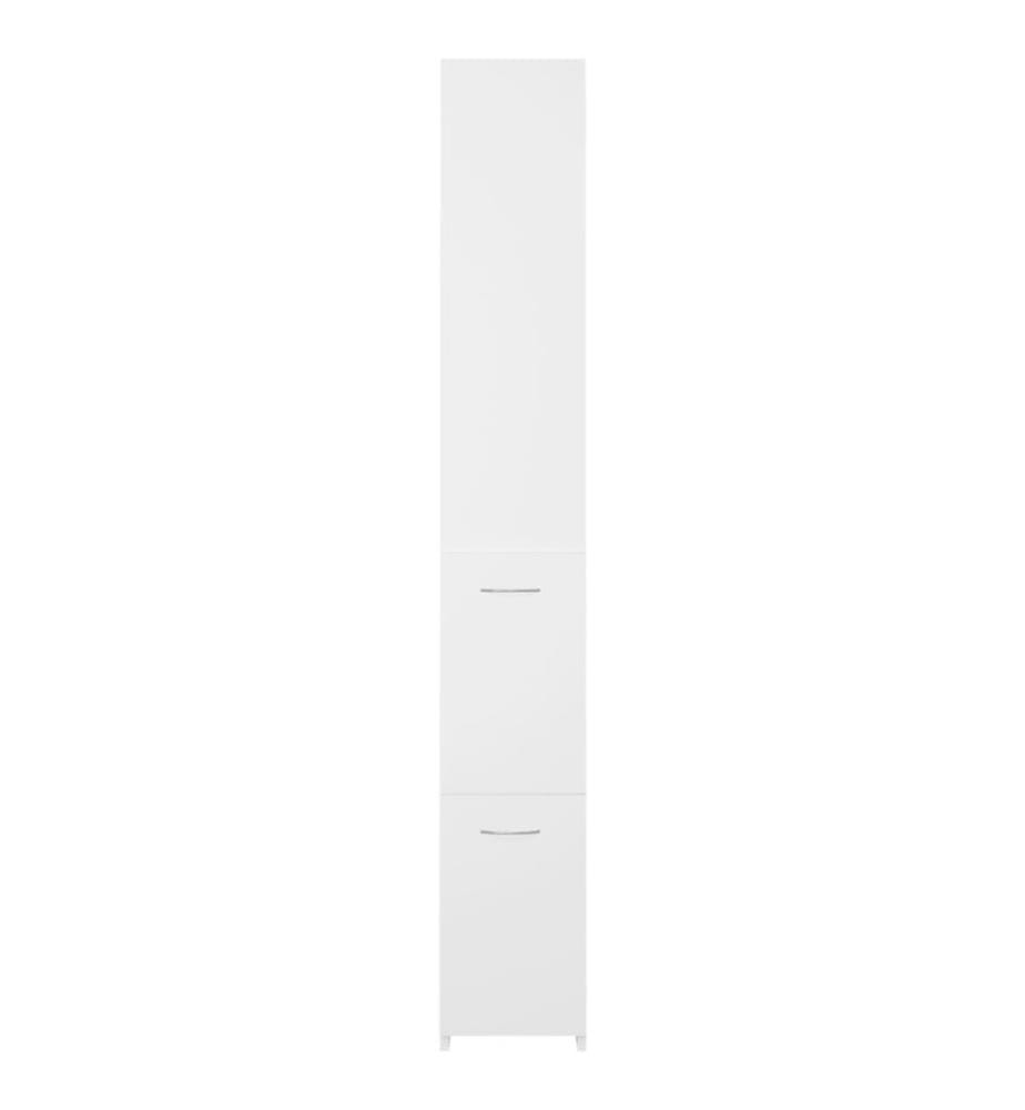 Badschrank Weiss 25x26,5x170 cm Holzwerkstoff