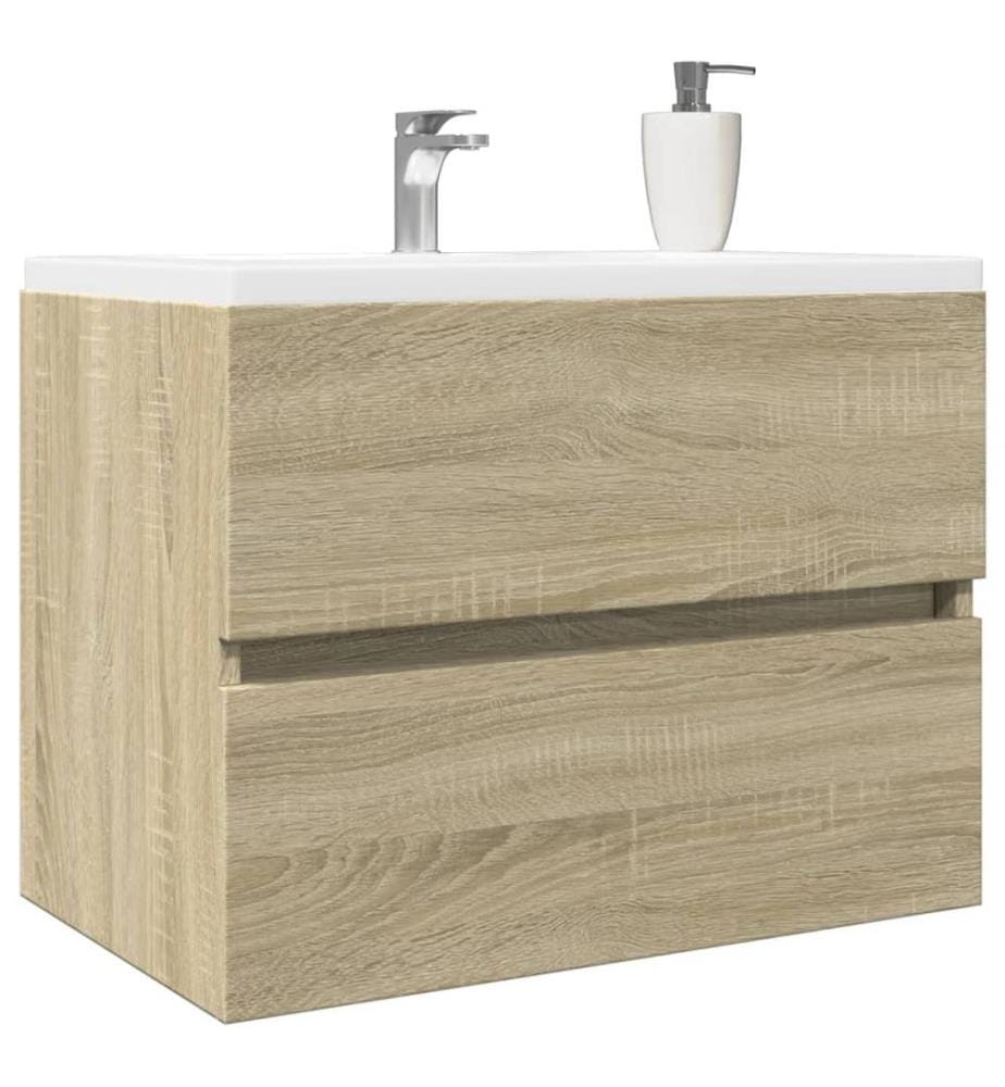 Armoire d'évier Chêne sonoma 60x38,5x45 cm Aggloméré