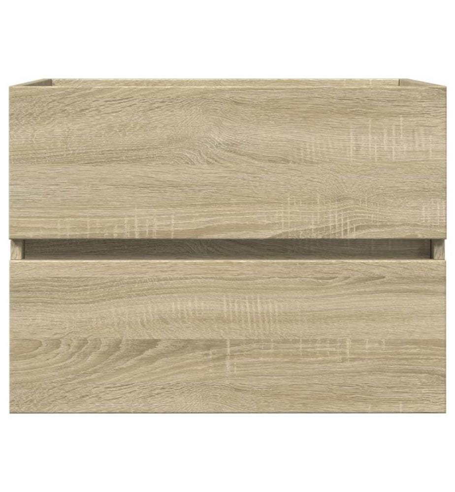 Armoire d'évier Chêne sonoma 60x38,5x45 cm Aggloméré