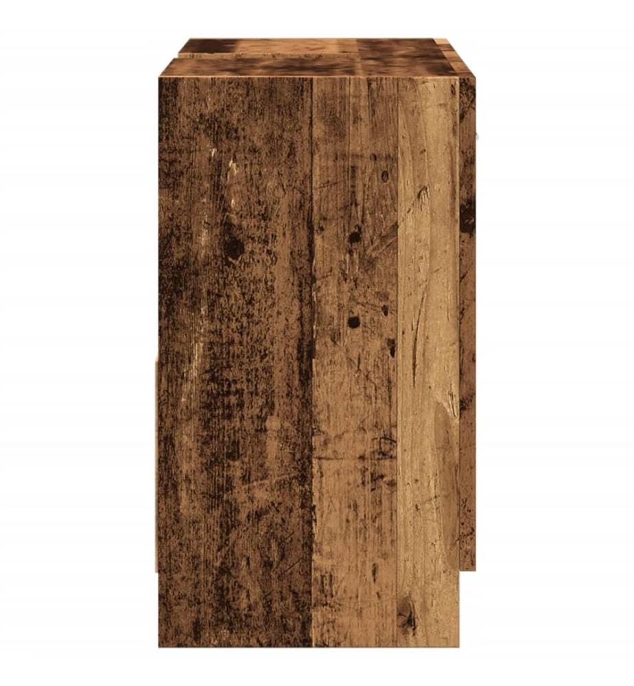 Armoire d'évier vieux bois 63x30x54 cm bois d'ingénierie