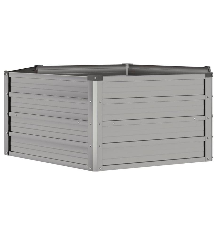 Hochbeet Rostig 129x129x45 cm Cortenstahl