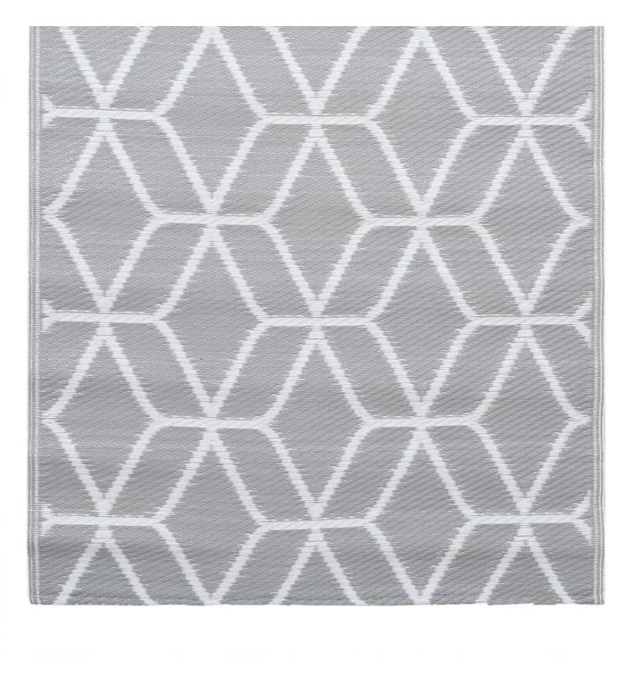 Outdoor-Teppich ARAKIL Grau 190x290 cm PP
