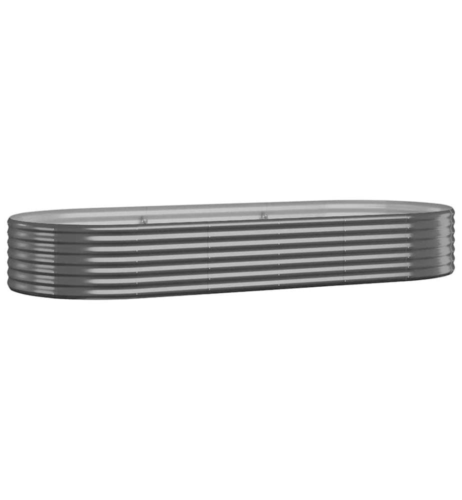 Lit surélevé de jardin Acier galvanisé Anthracite