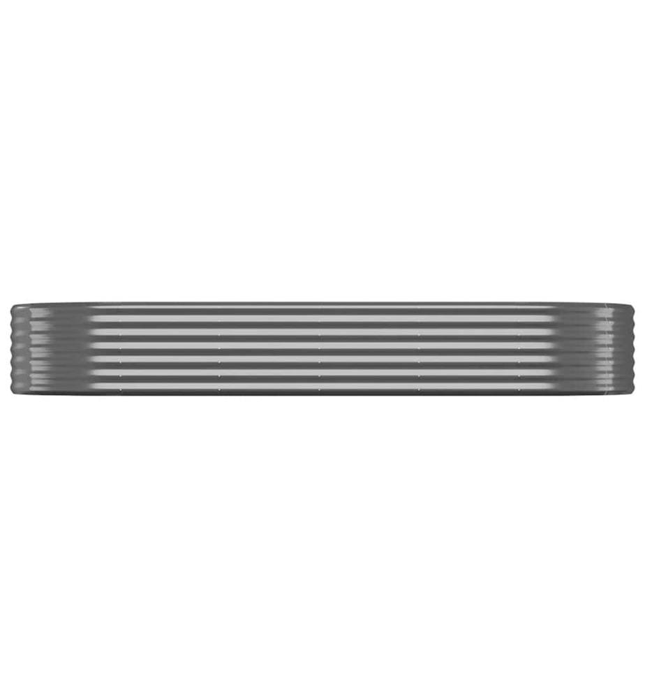 Lit surélevé de jardin Acier galvanisé Anthracite