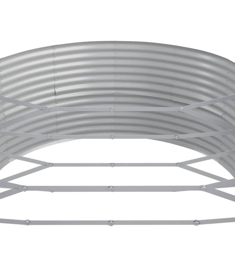 Lit surélevé de jardin Acier galvanisé Anthracite