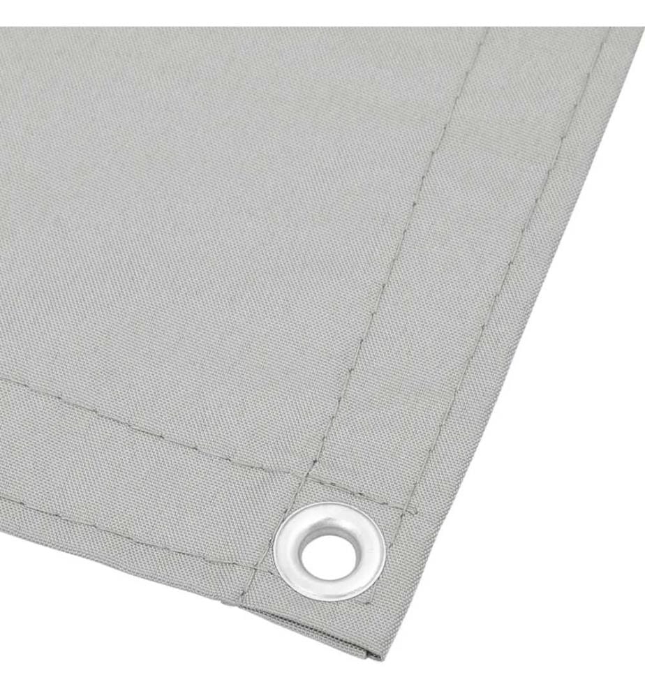 Balkon-Sichtschutz Hellgrau 90x500 cm 100 % Polyester Oxford