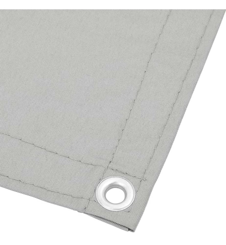 Balkon-Sichtschutz Hellgrau 90x600 cm 100 % Polyester-Oxford