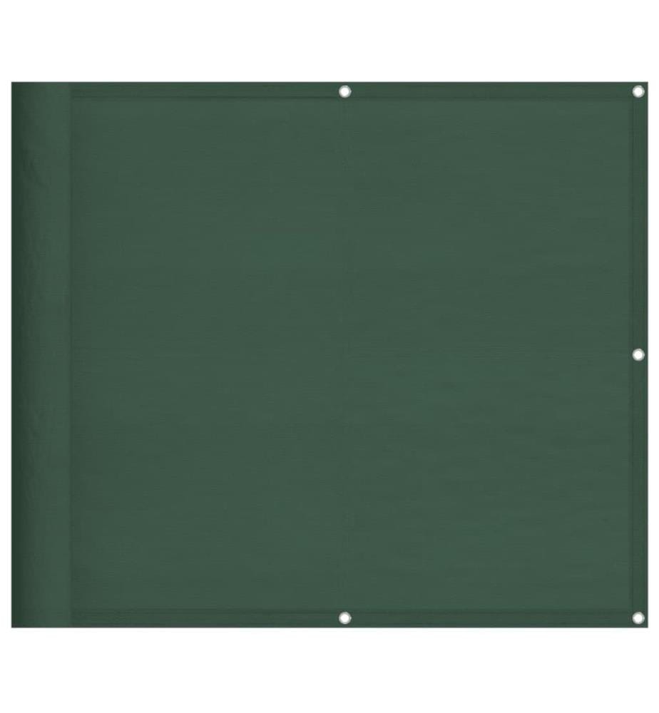 Balkon-Sichtschutz Dunkelgrün 90x1000 cm 100 % Polyester-Oxford