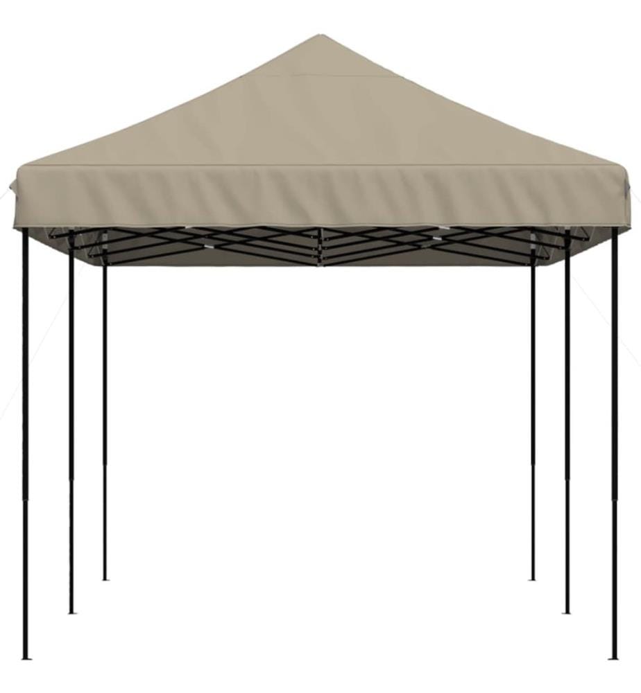 Partyzelt Faltbar Pop-Up Taupe 580x292x315 cm