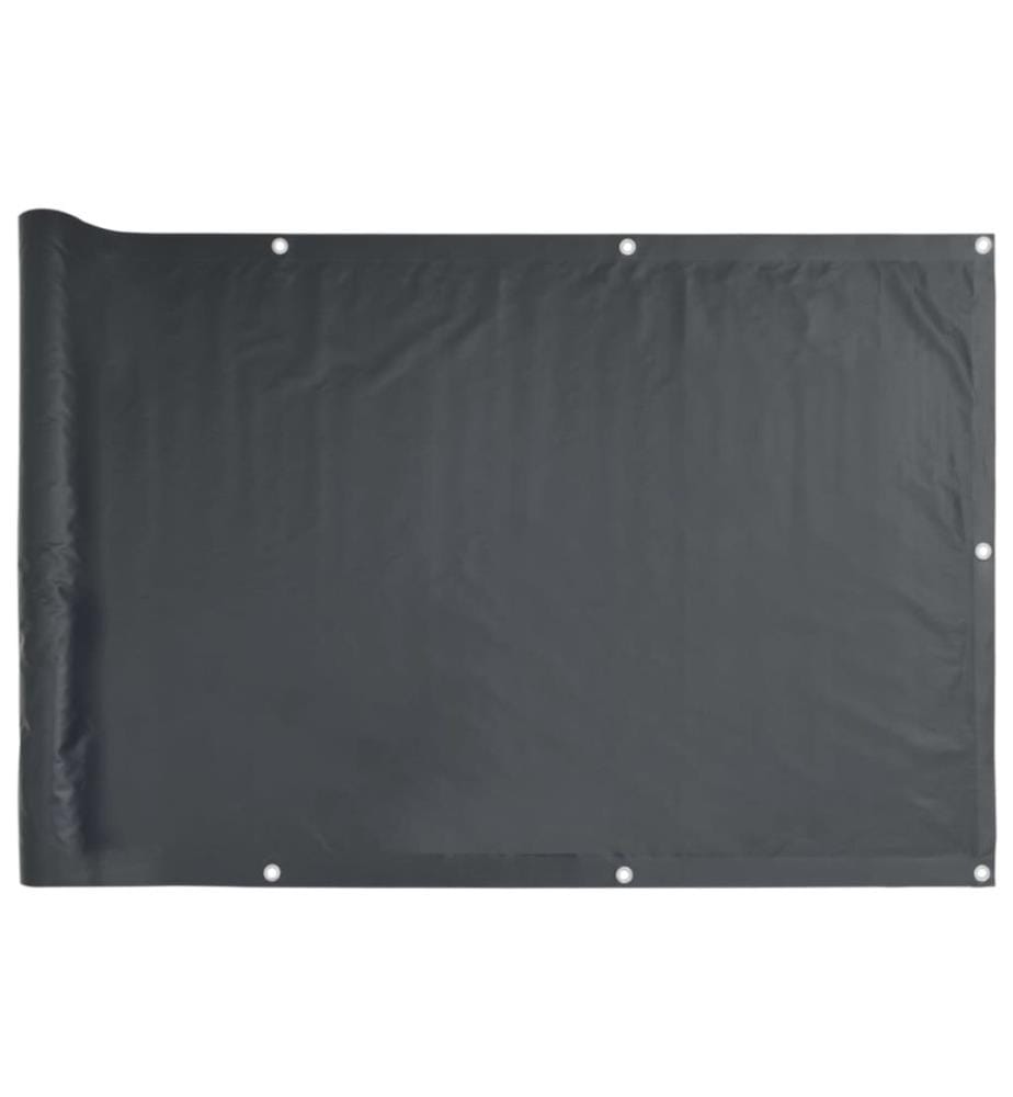 Balkonsichtschutz Oxfordgewebe 90x600 cm Anthrazit