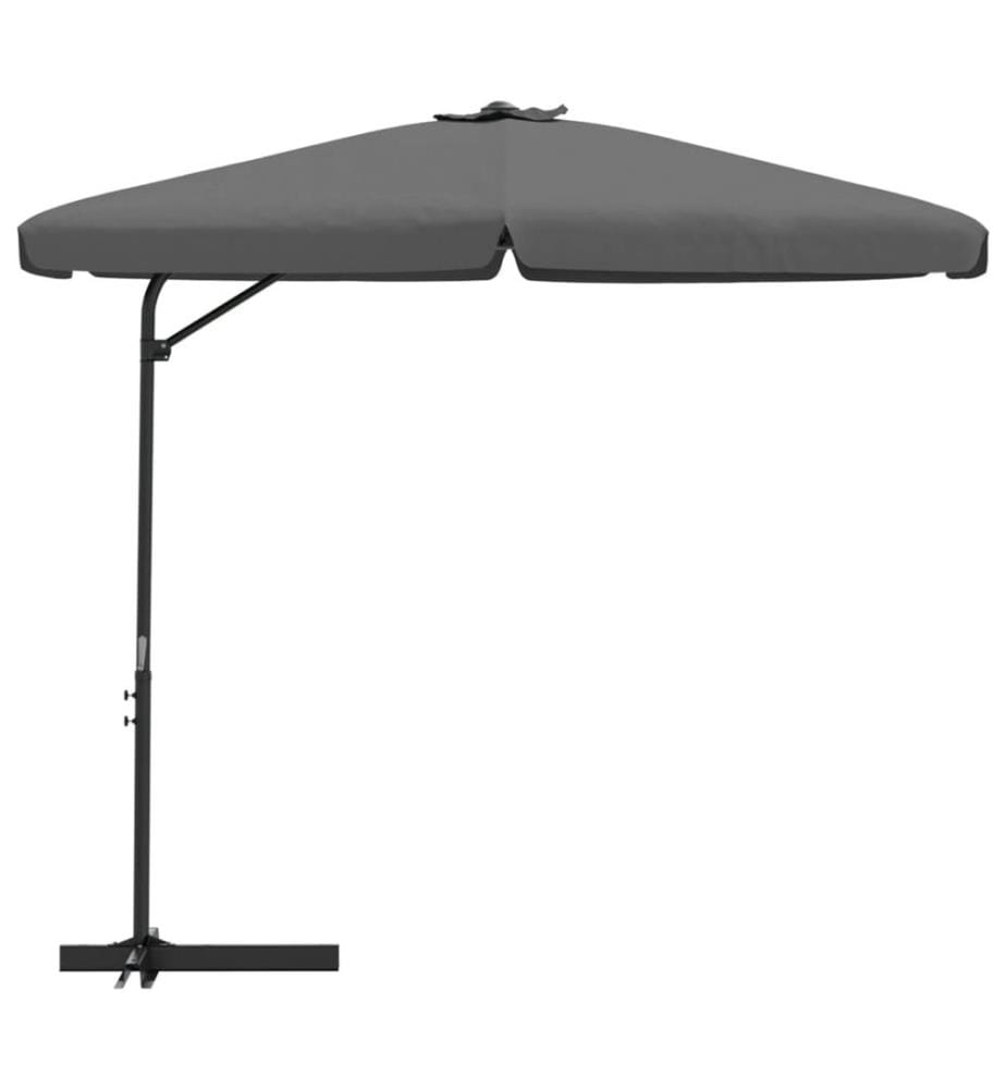 Sonnenschirm mit Stahlmast 300 cm Anthrazit