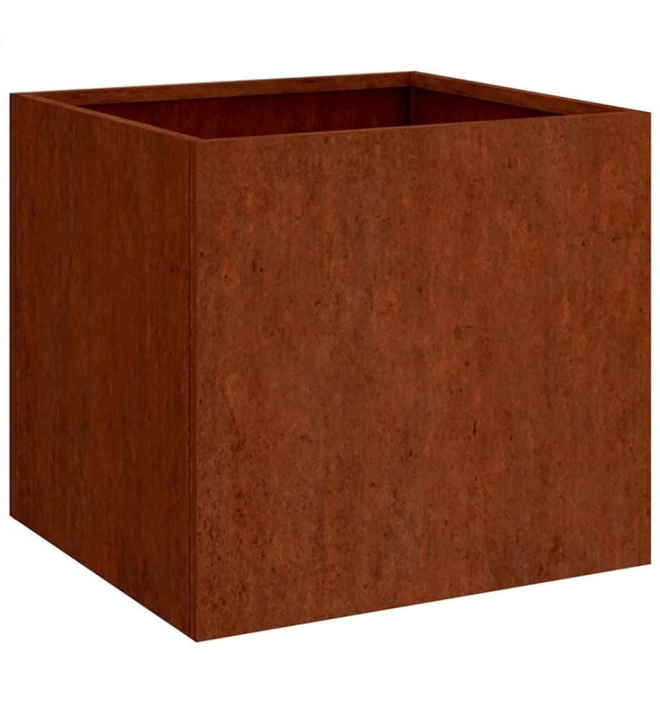 Jardinière 32x30x29 cm acier corten