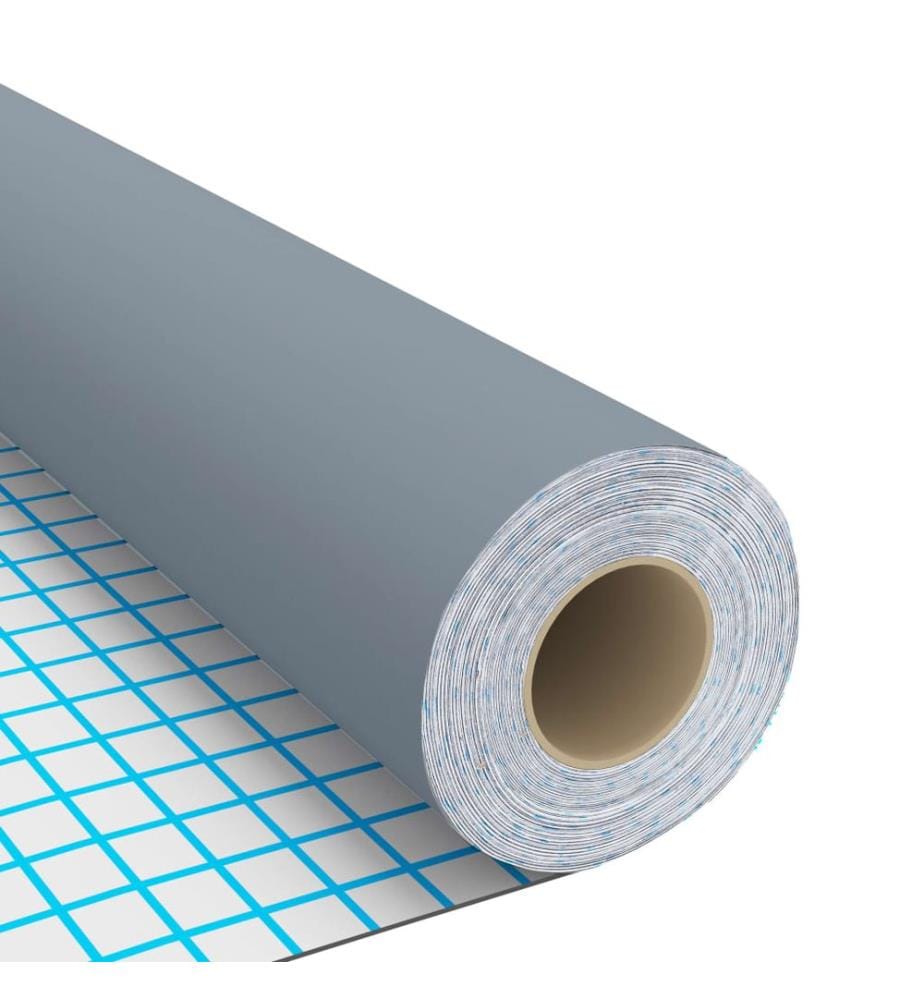 Selbstklebende Möbelfolie Grau 500 x 90 cm PVC