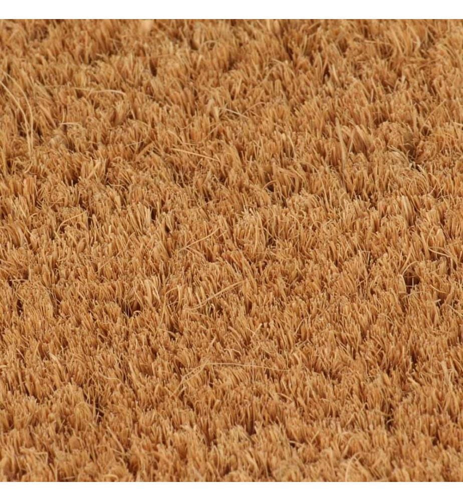 Fussmatte Natur 65x100 cm Kokosfaser Getuftet