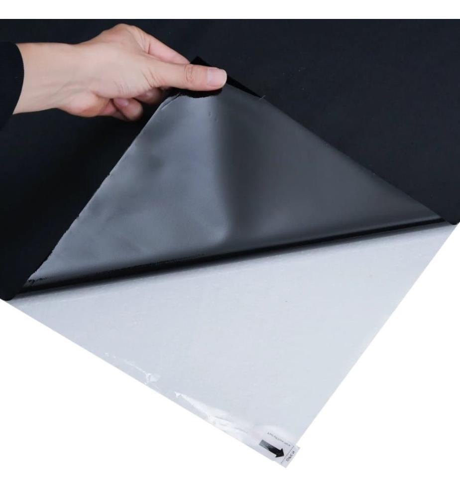 Fensterfolie Statisch Matt Schwarz 60x1000 cm PVC