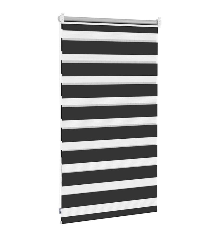 Zebra-Rollo 50,9 x 100 cm, Stoffbreite 46,7 cm, schwarz