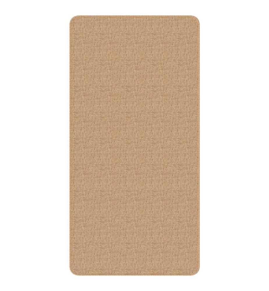 Tapis en jute avec support en latex 80x160 cm Naturel