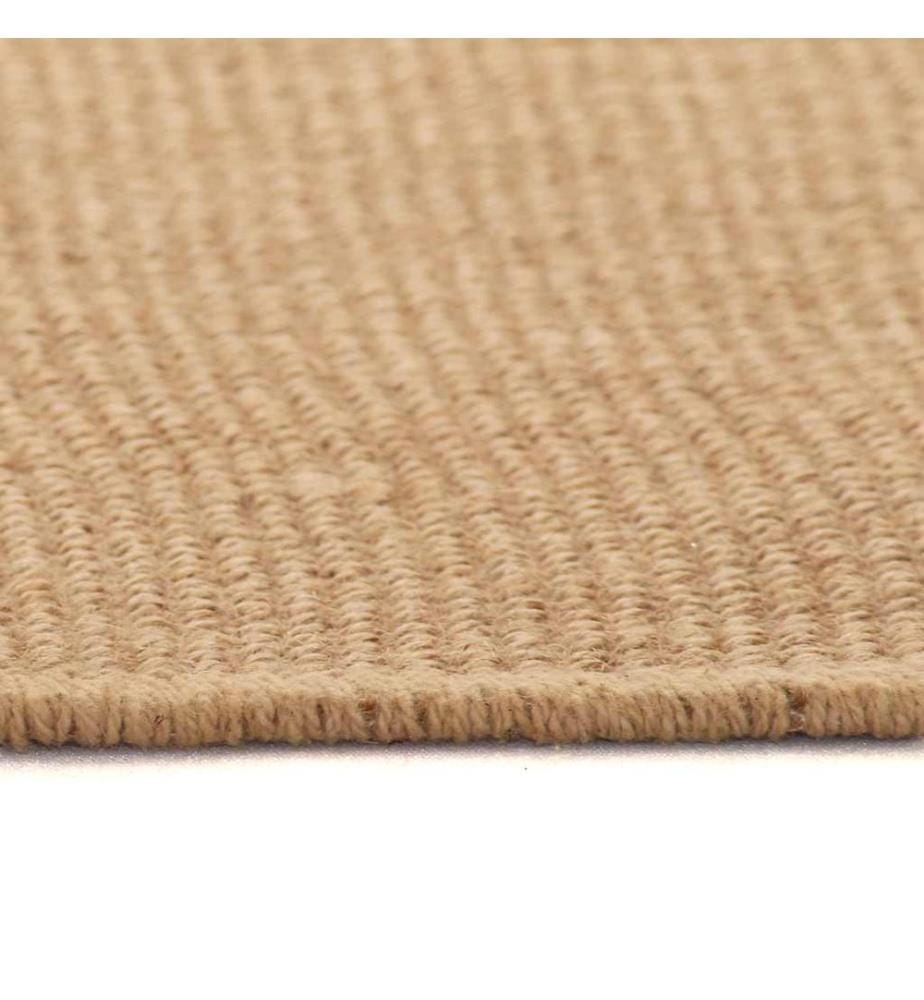 Tapis en jute avec support en latex 80x160 cm Naturel