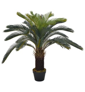 Plante artificielle avec pot Palmier Cycas Vert 90 cm
