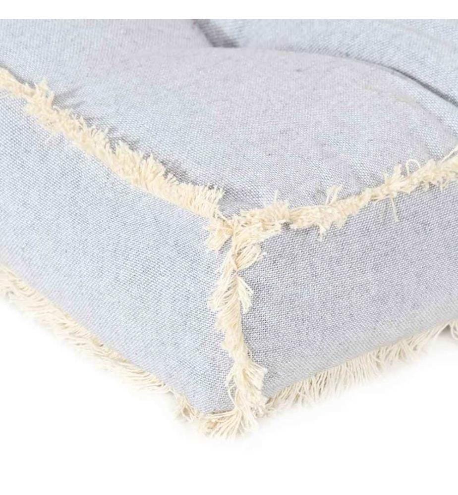 Coussin de canapé palette Gris 120x80x10 cm
