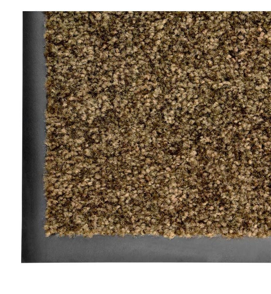 Fussmatte Waschbar Braun 40x60 cm