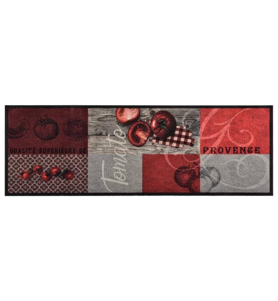 Tapis de sol de cuisine lavable Tomate 45x150 cm