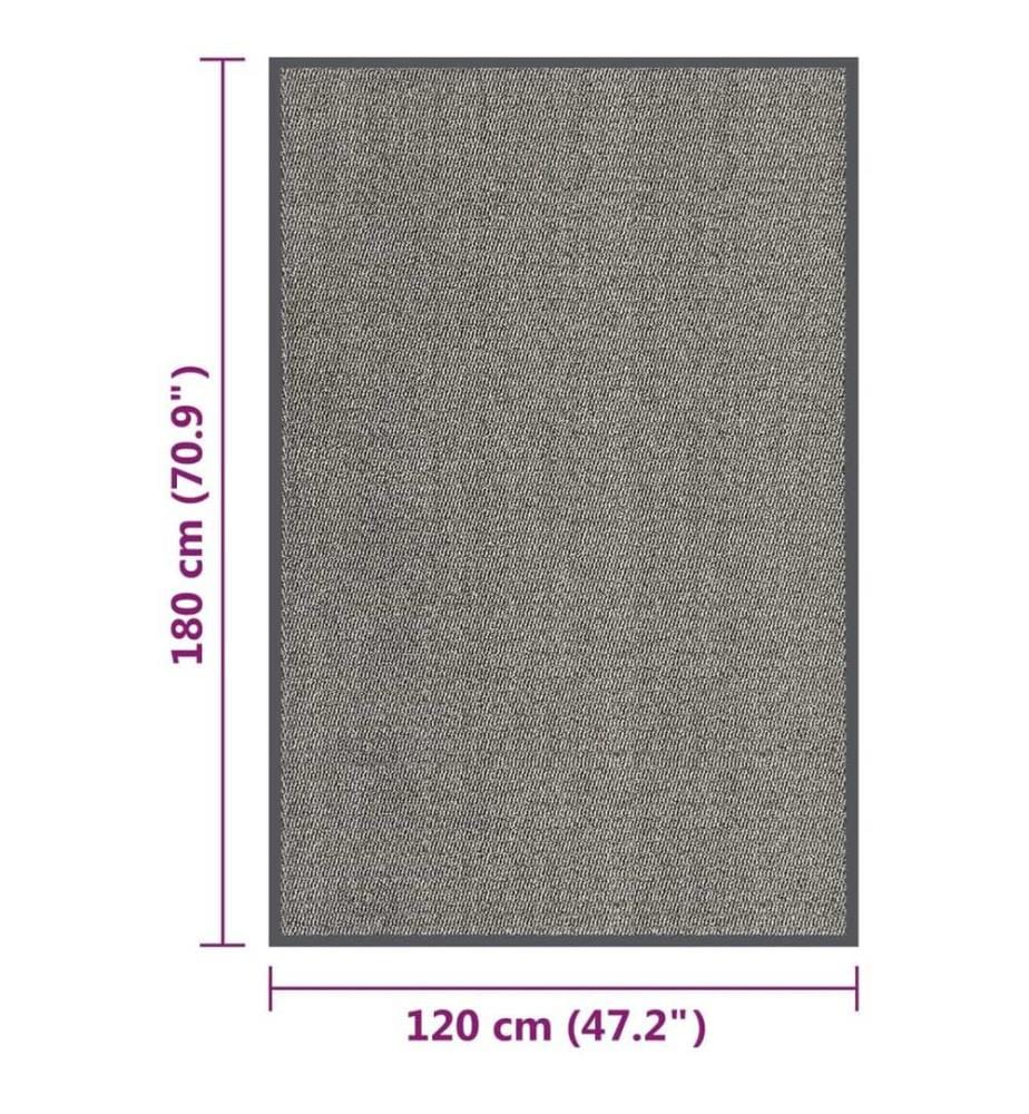 Fussmatte getuftet 120x180 cm Hellbraun