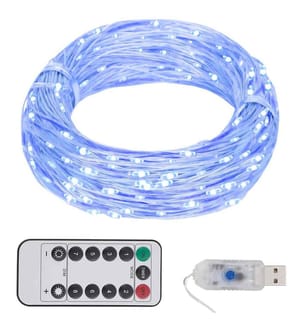 Guirlande LED avec 150 LED Bleu 15 m