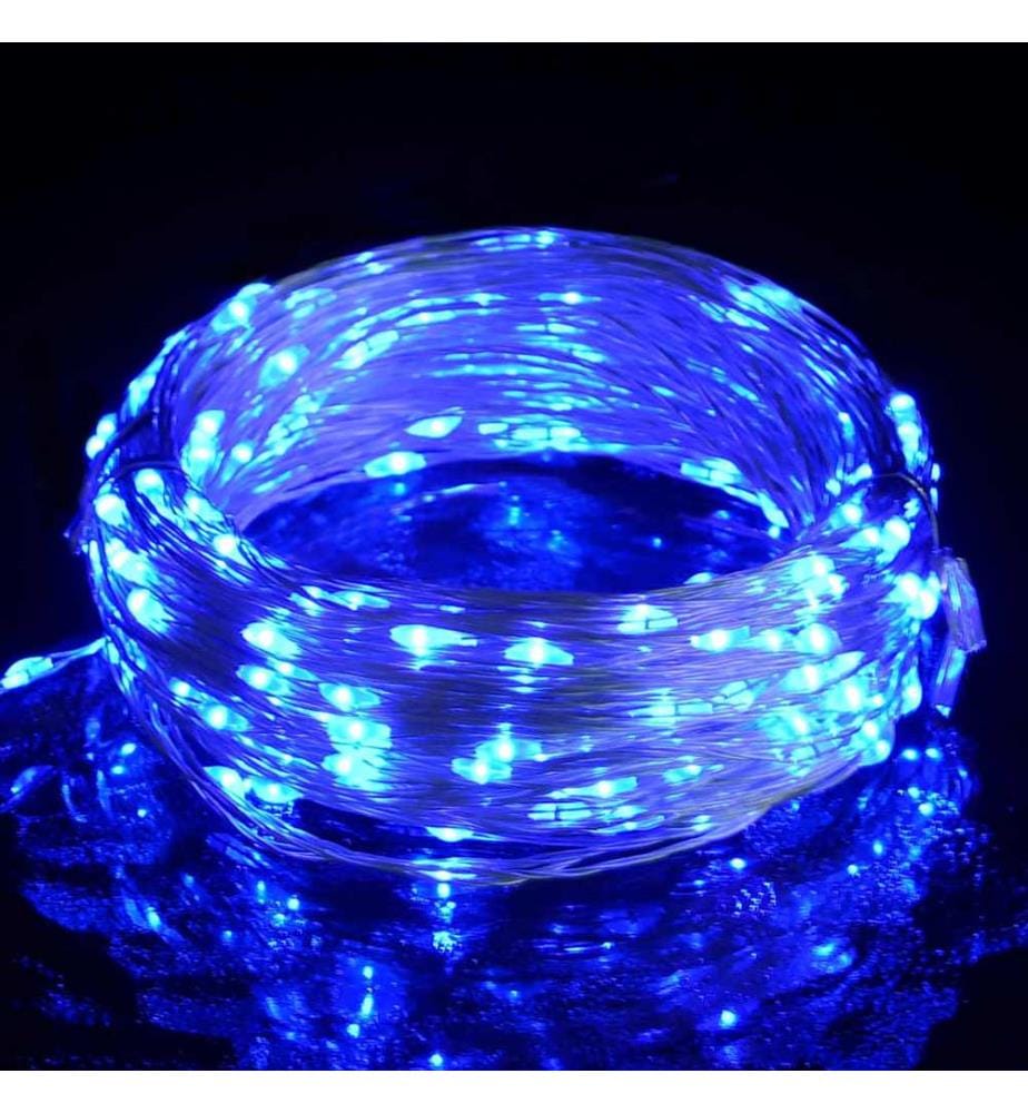 LED-Lichterkette mit 150 LEDs Blau 15 m
