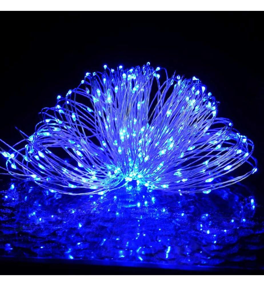 LED-Lichterkette mit 150 LEDs Blau 15 m
