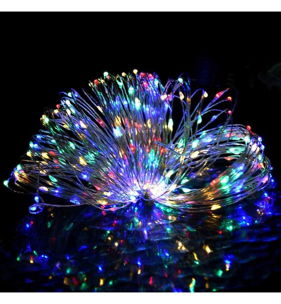 LED-Lichterkette mit 150 LEDs Mehrfarbig 15 m