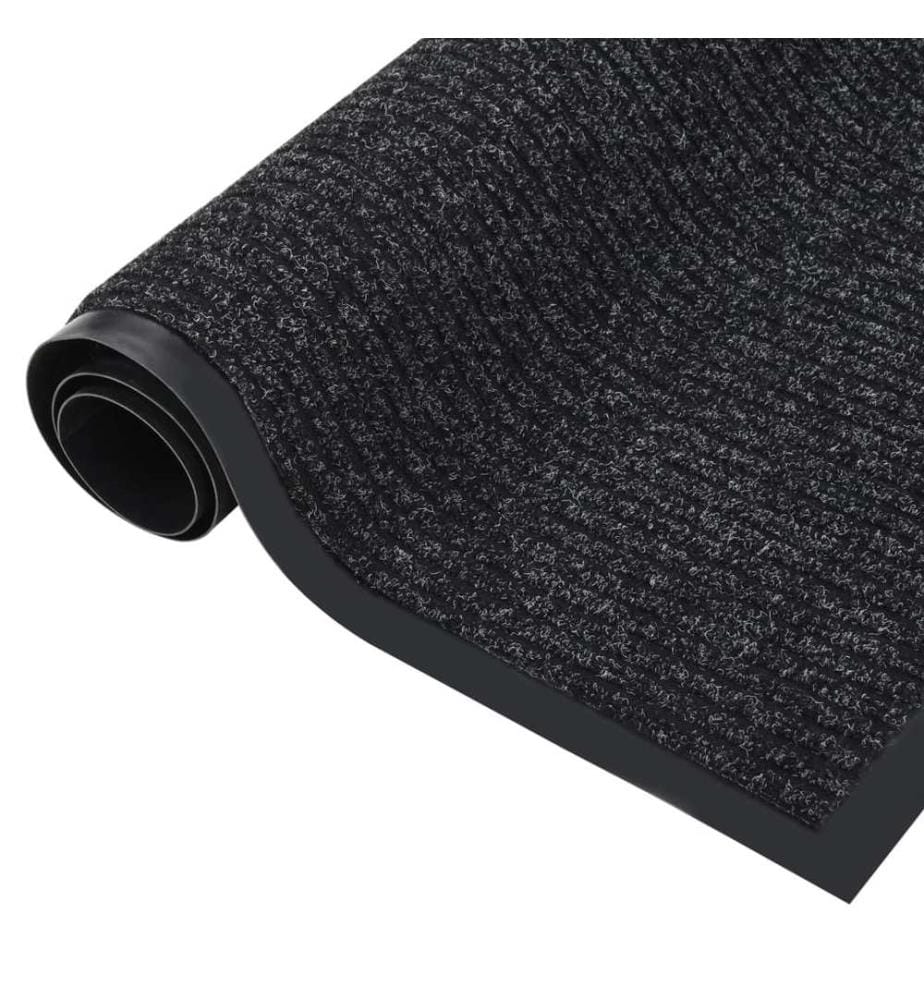 Fussmatte Gestreift 80x120 cm Anthrazit